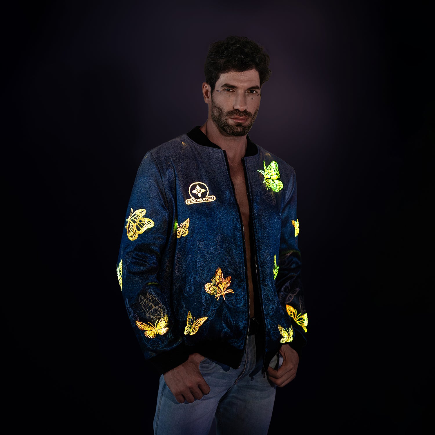 Men's Glowing Butterfly Jacket