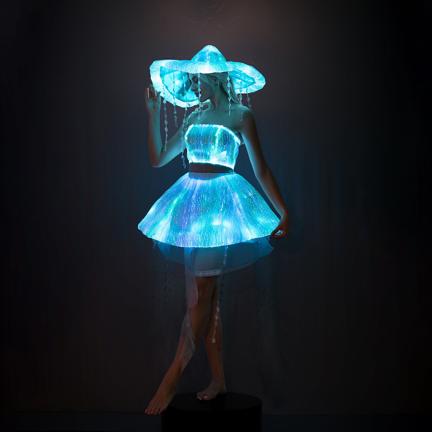 Light up the jellyfish dress