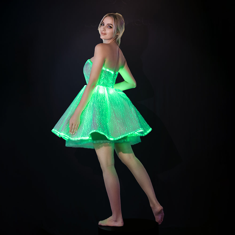 Light Up Pleated Dress