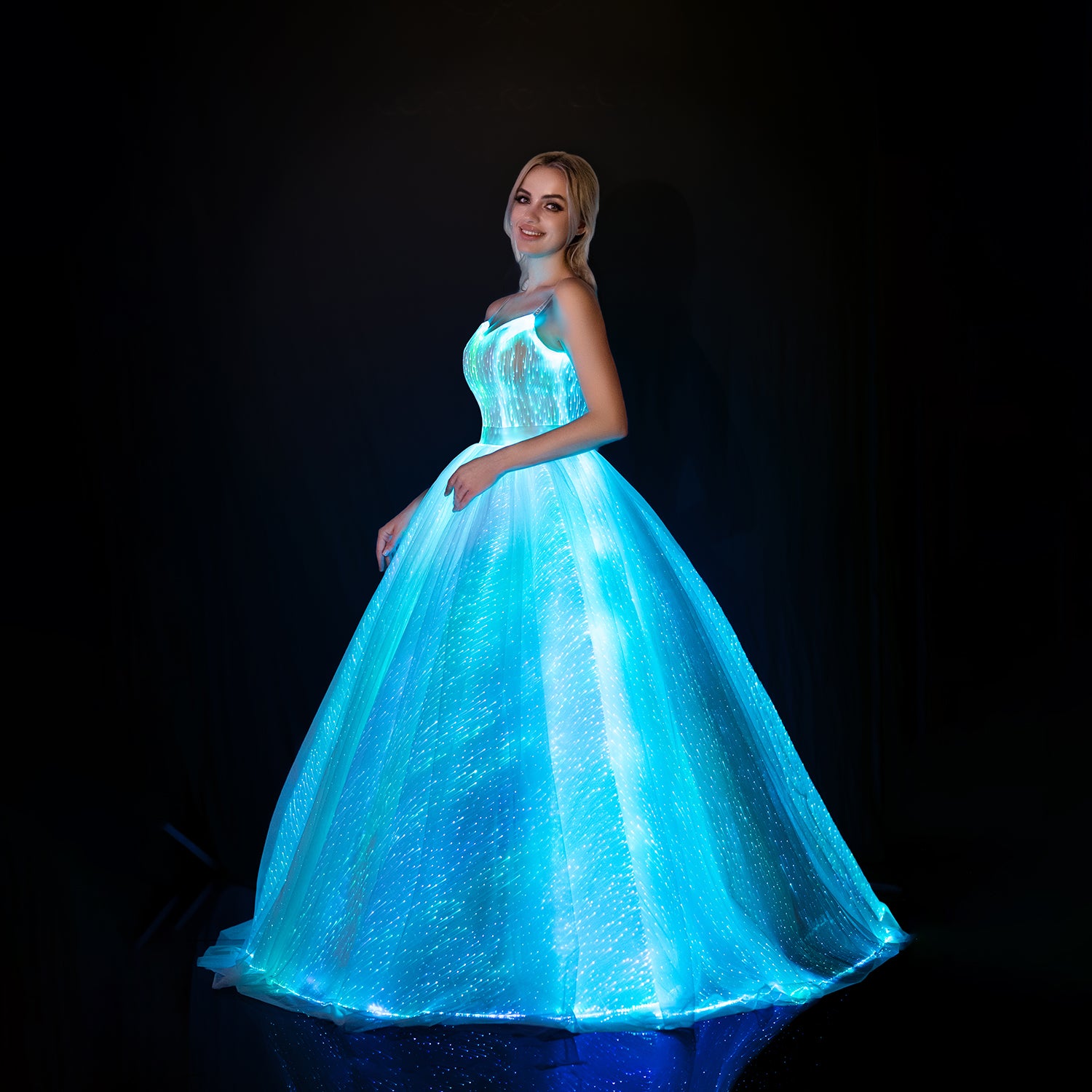 Rave Light Up Evening Party Dress