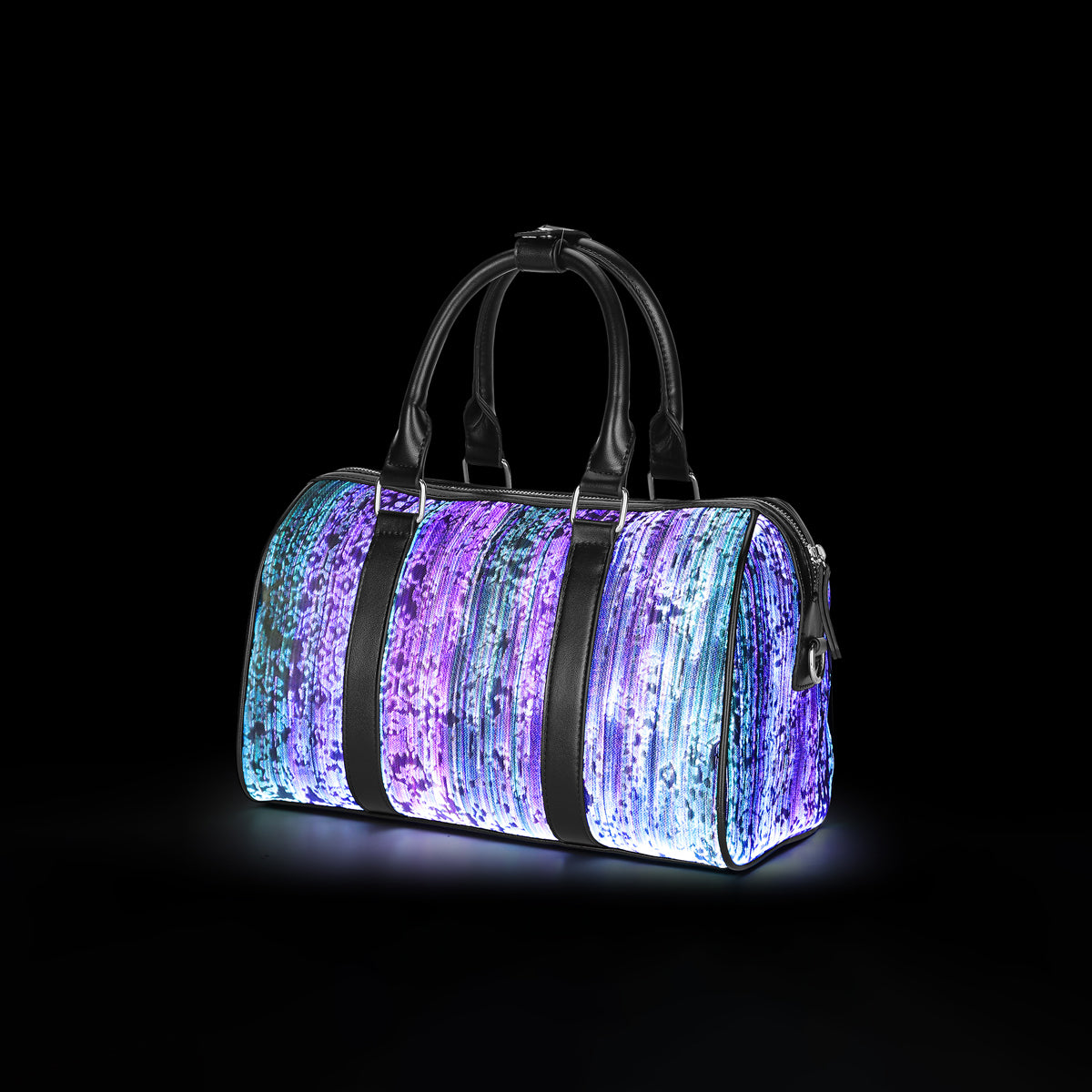 Small Travel Bag Sleek Black Handbag – LUMISONATA