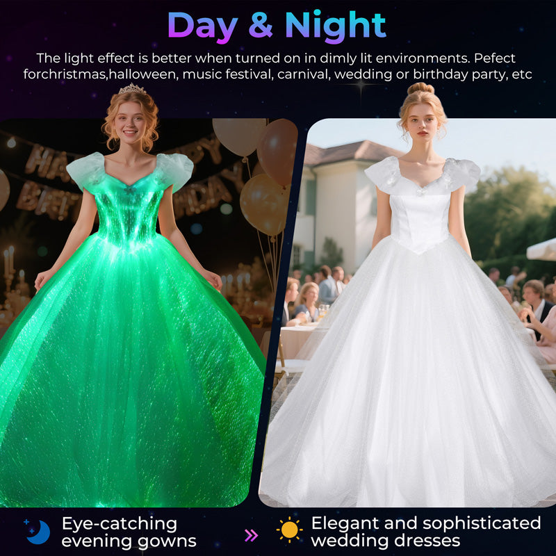 Cinderella Lights Up Princess Wedding Dress