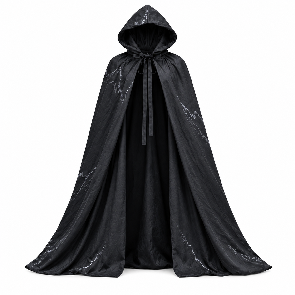 Halloween Light Up Men Hooded Cape
