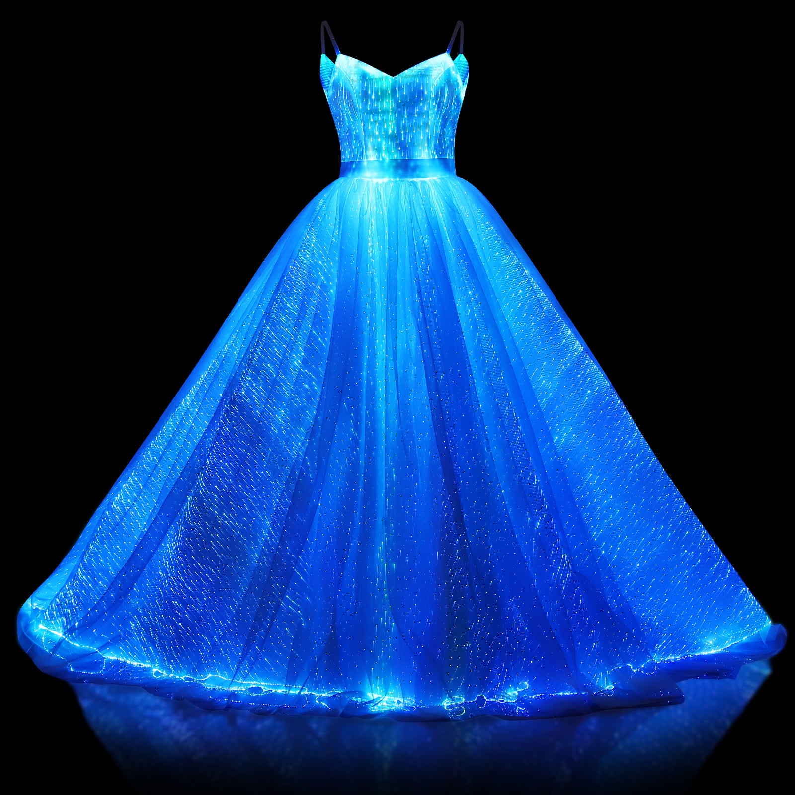 Rave Light Up Evening Party Dress