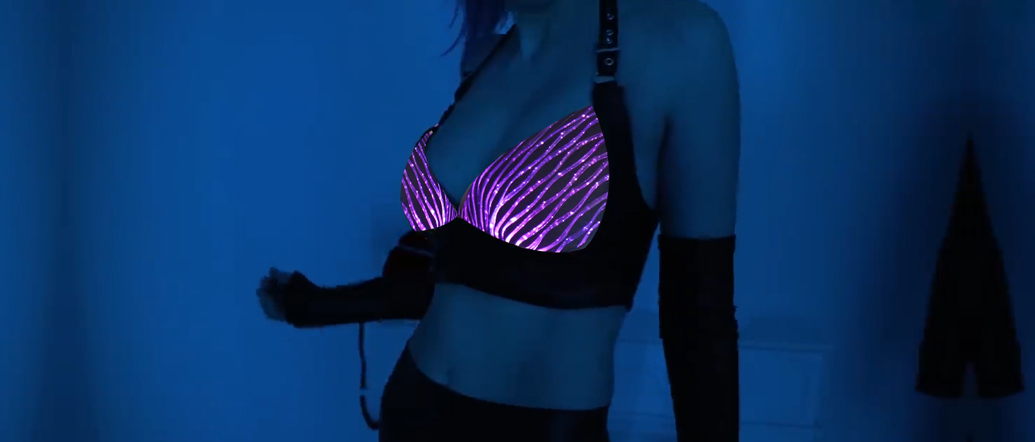 glow in dark lingerie