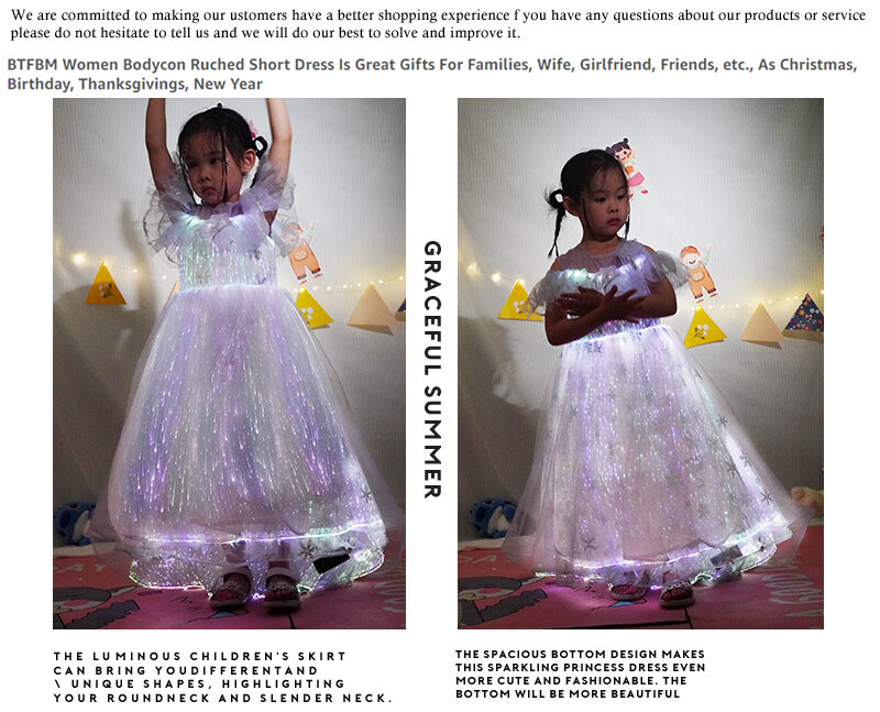 Light up the children's dresses