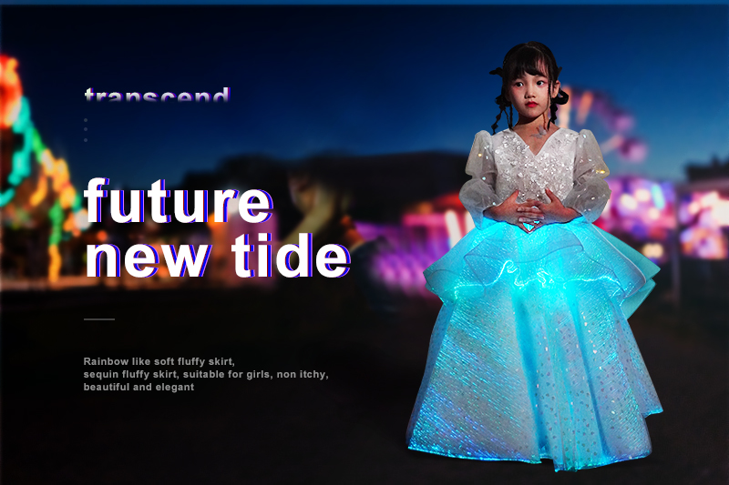 Light up the children's skirts