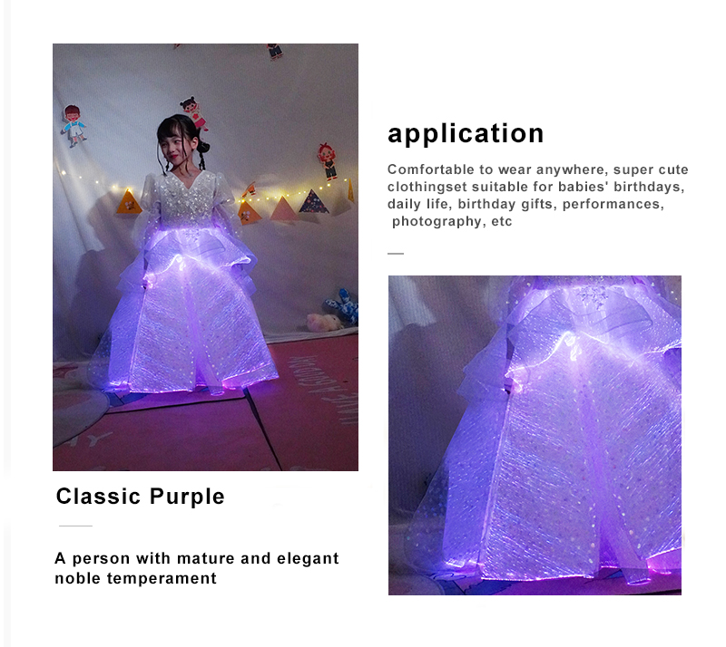 Light up the children's skirts