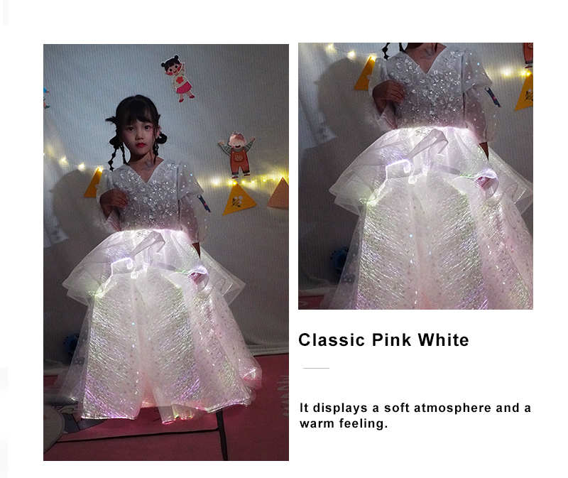 Light up the children's skirts
