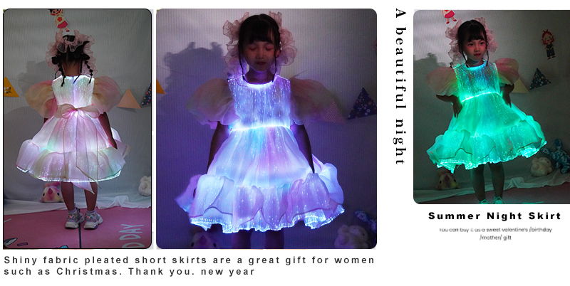 Luminous children's skirt