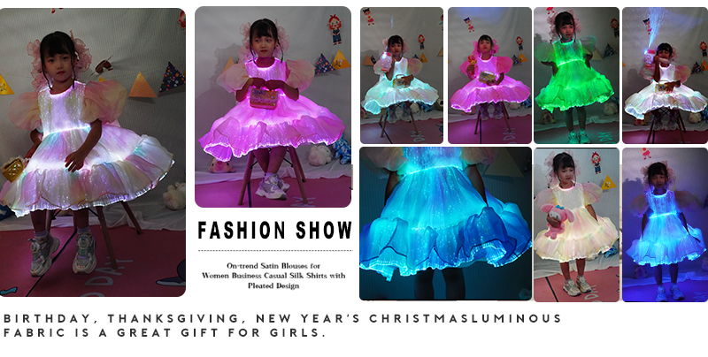 Luminous children's skirt