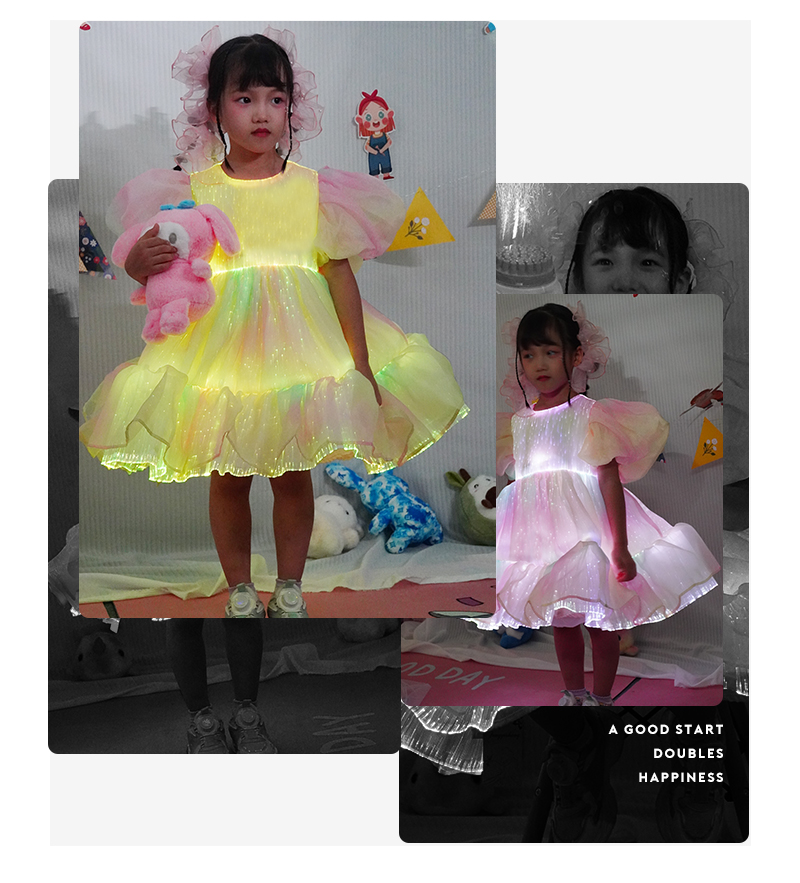 Luminous children's skirt