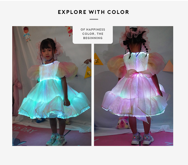 Luminous children's skirt