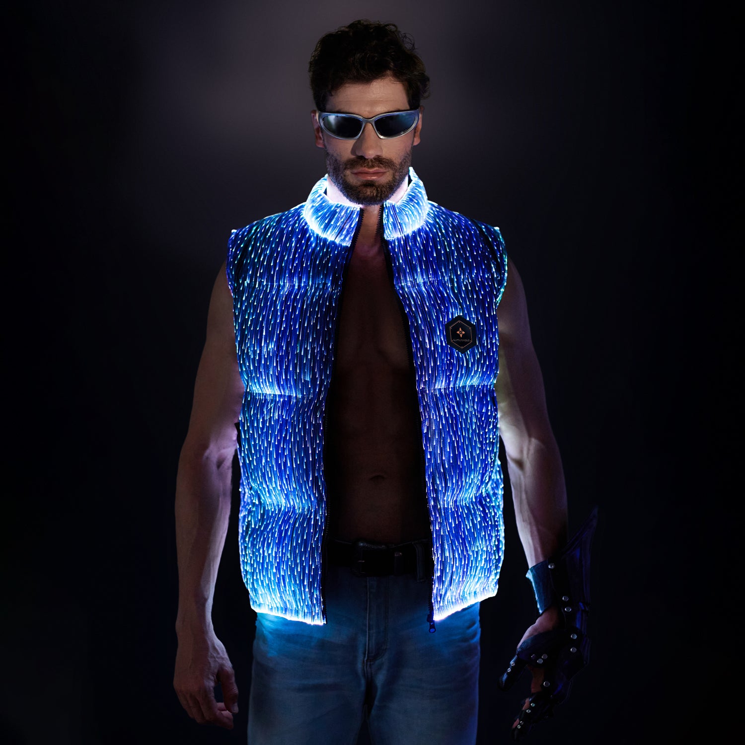 Light Up Sleeveless Down Jacket