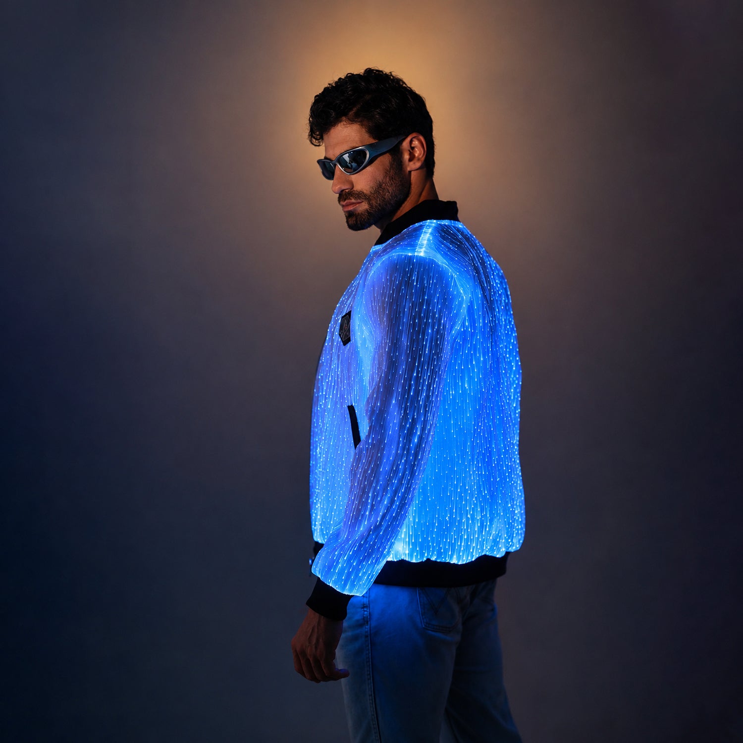 Light Up Men Long Sleeve Jacket