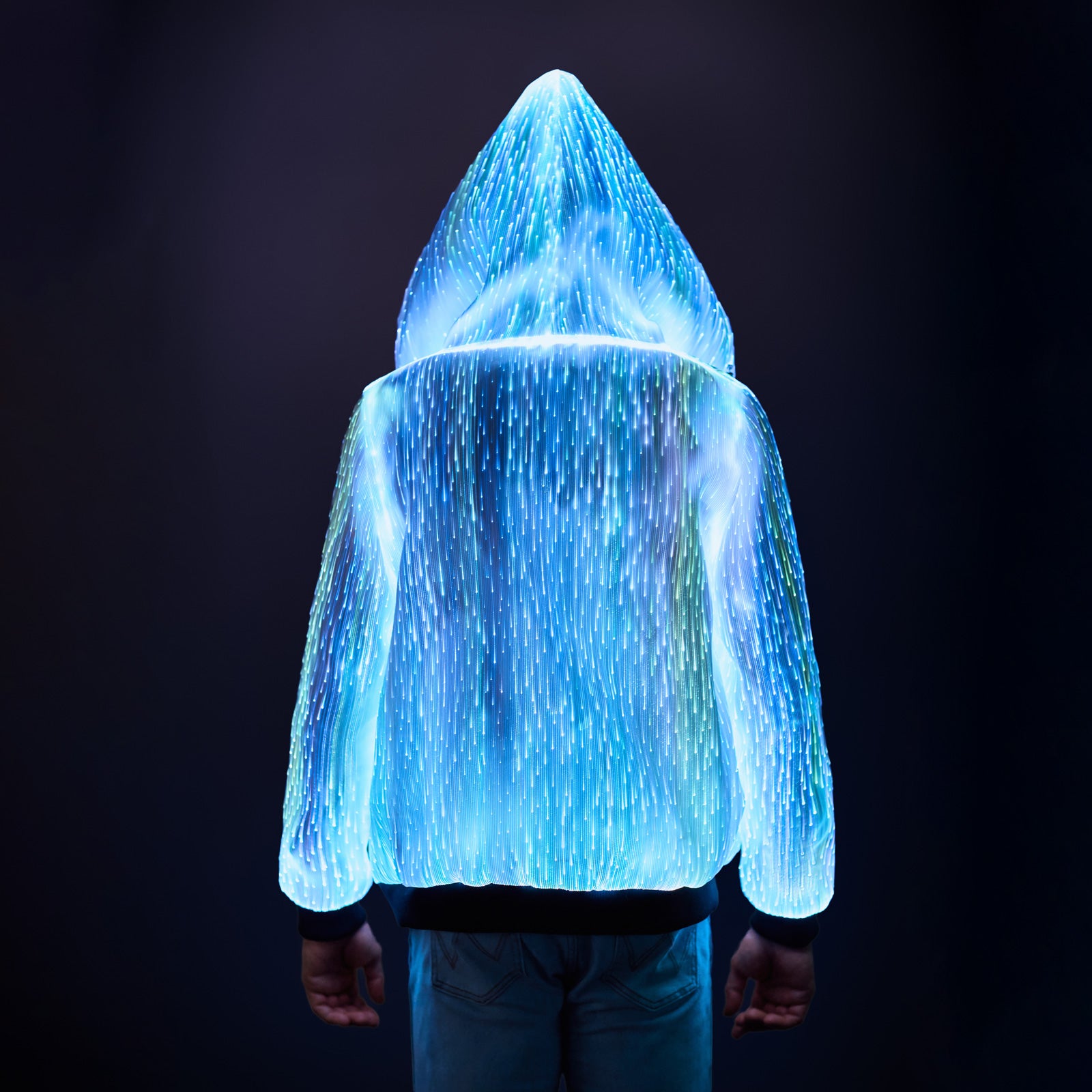 Light Up Punk Long-sleeved Hoodie