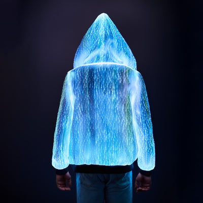 Light Up Punk Long-sleeved Hoodie