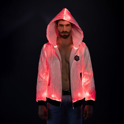 Light Up Punk Long-sleeved Hoodie