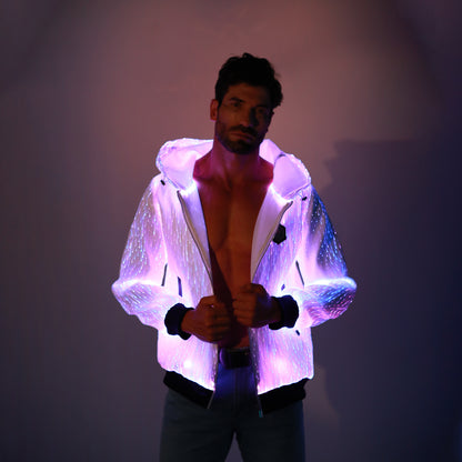 Light Up Punk Long-sleeved Hoodie