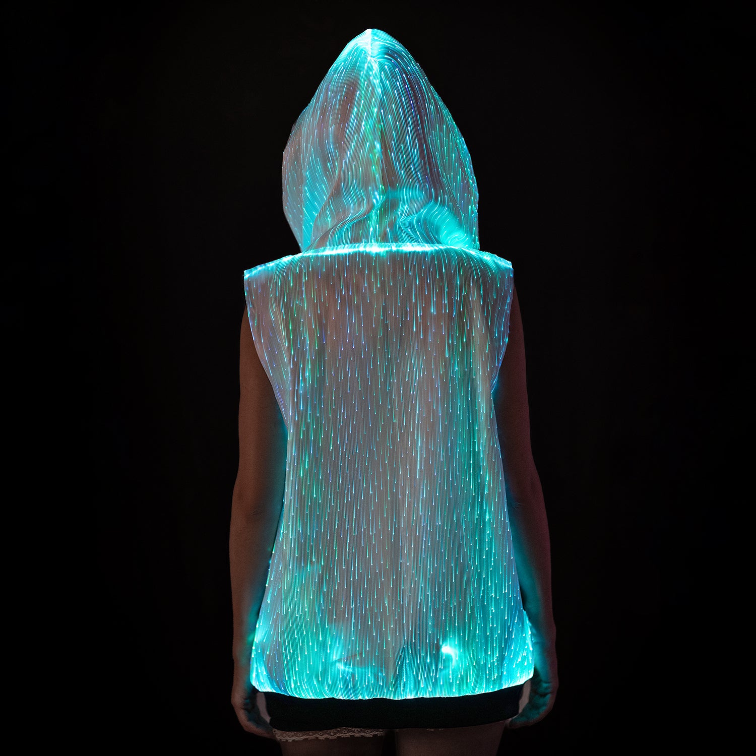 Women's Light Up Sleeveless Hoodie