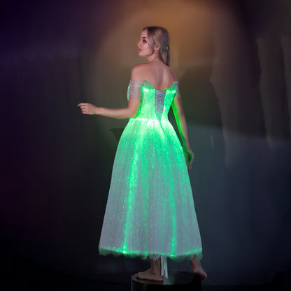 Light Up Lace Long Dress