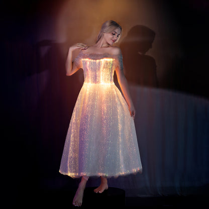 Light Up Lace Long Dress