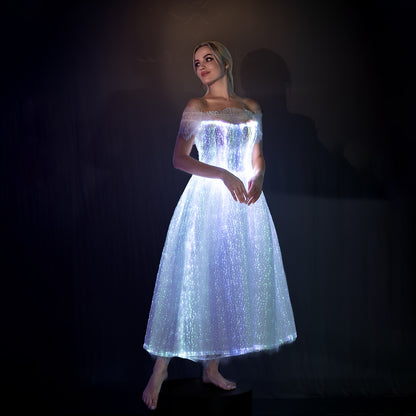 Light Up Lace Long Dress