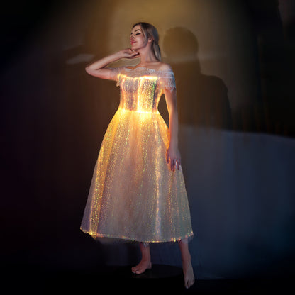 Light Up Lace Long Dress