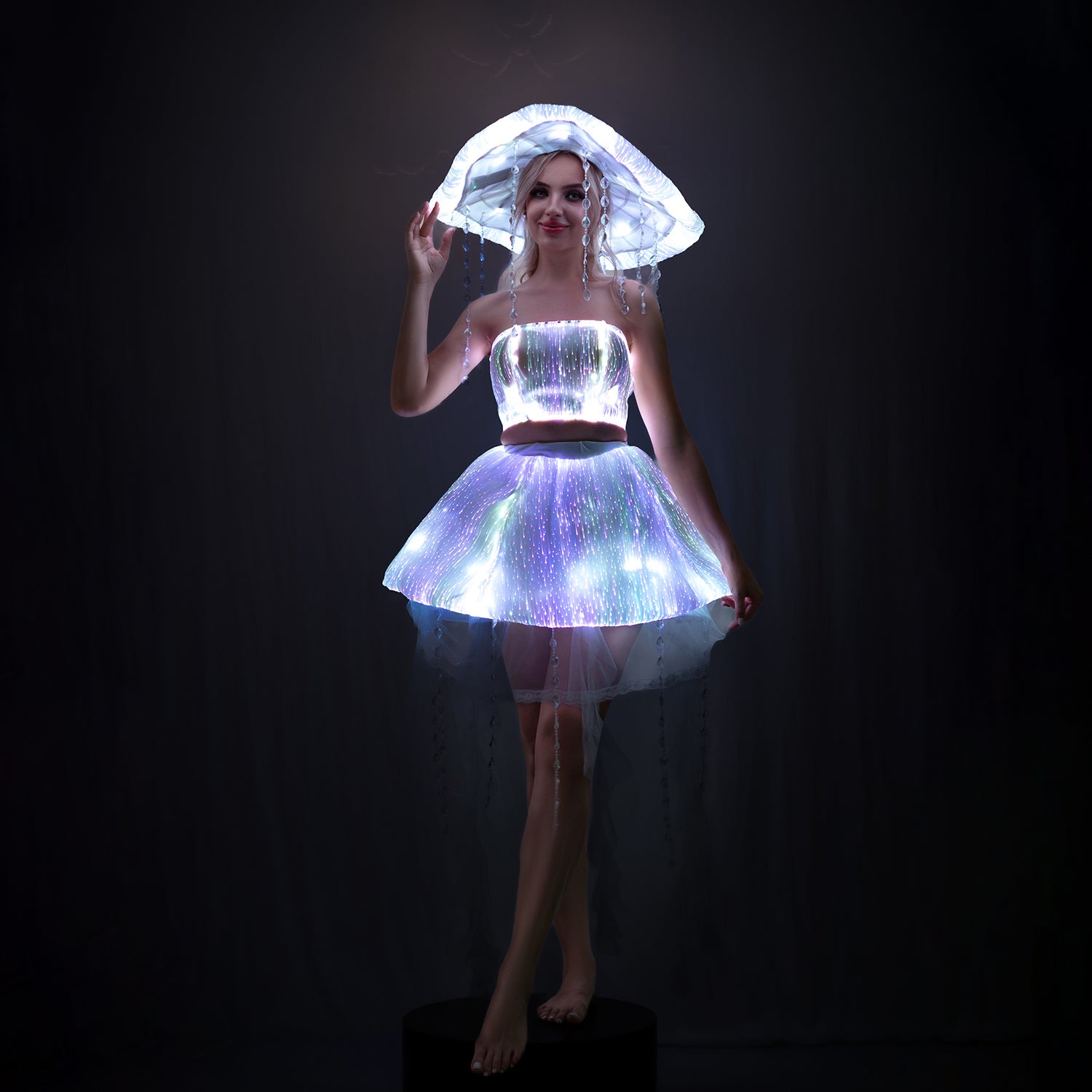 Light up the jellyfish dress