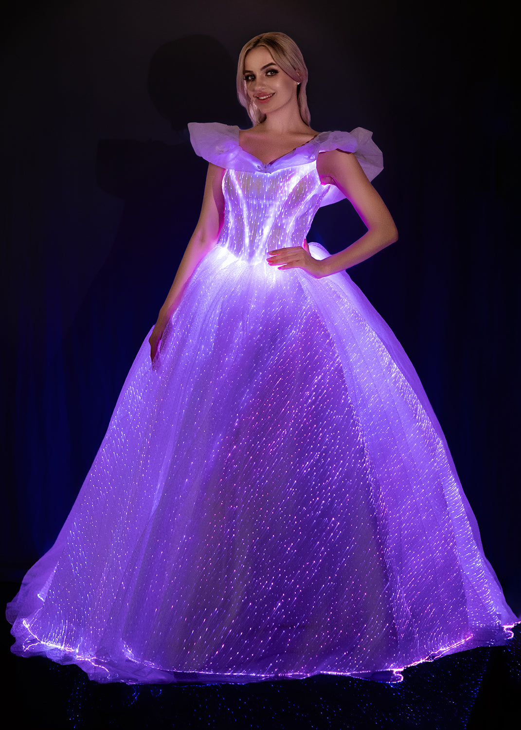 Cinderella Lights Up Princess Wedding Dress – LUMISONATA