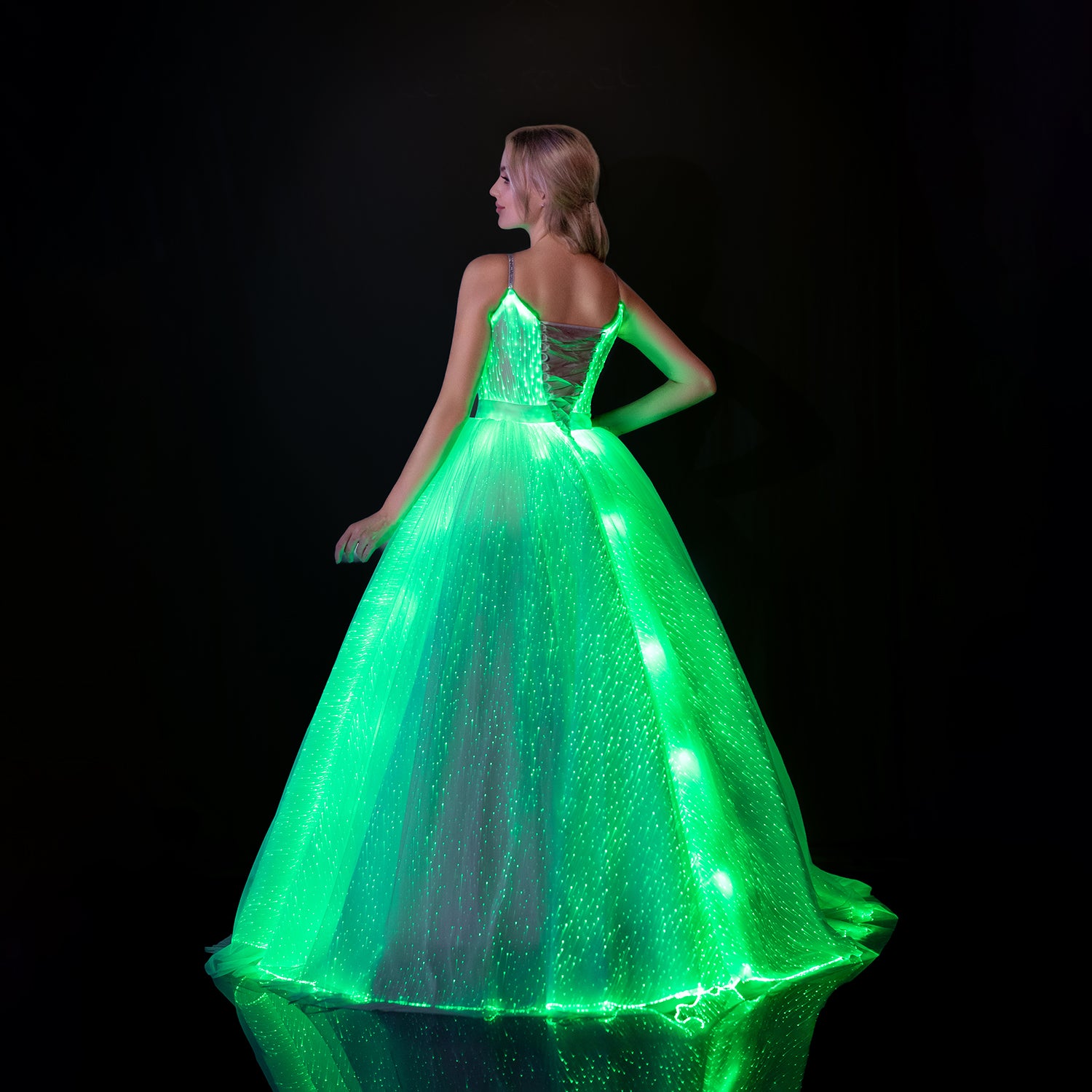 Rave Light Up Evening Party Dress