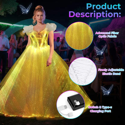 Cinderella Lights Up Princess Wedding Dress
