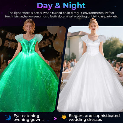 Cinderella Lights Up Princess Wedding Dress