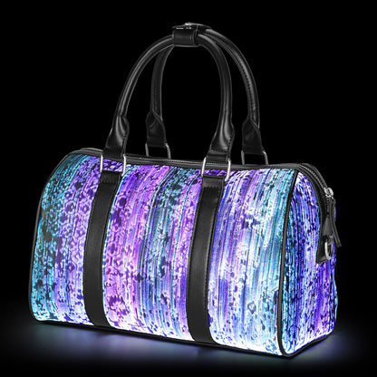 Small Travel Bag Sleek Black Handbag