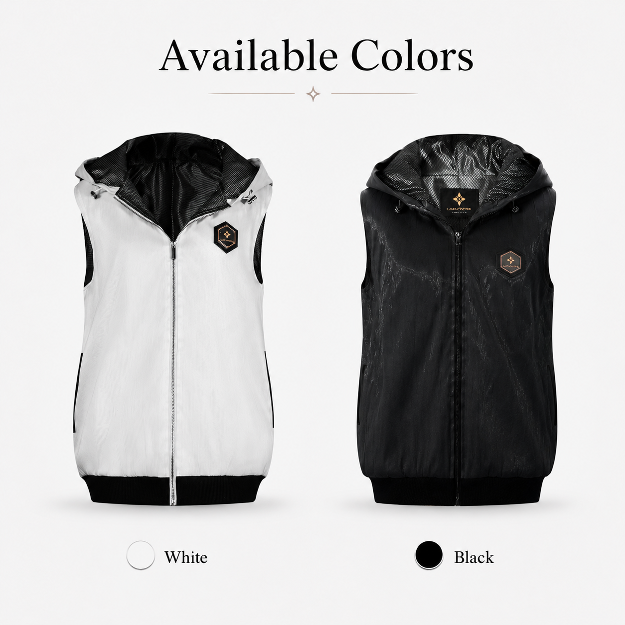 Men's Light Up Sleeveless Hoodie