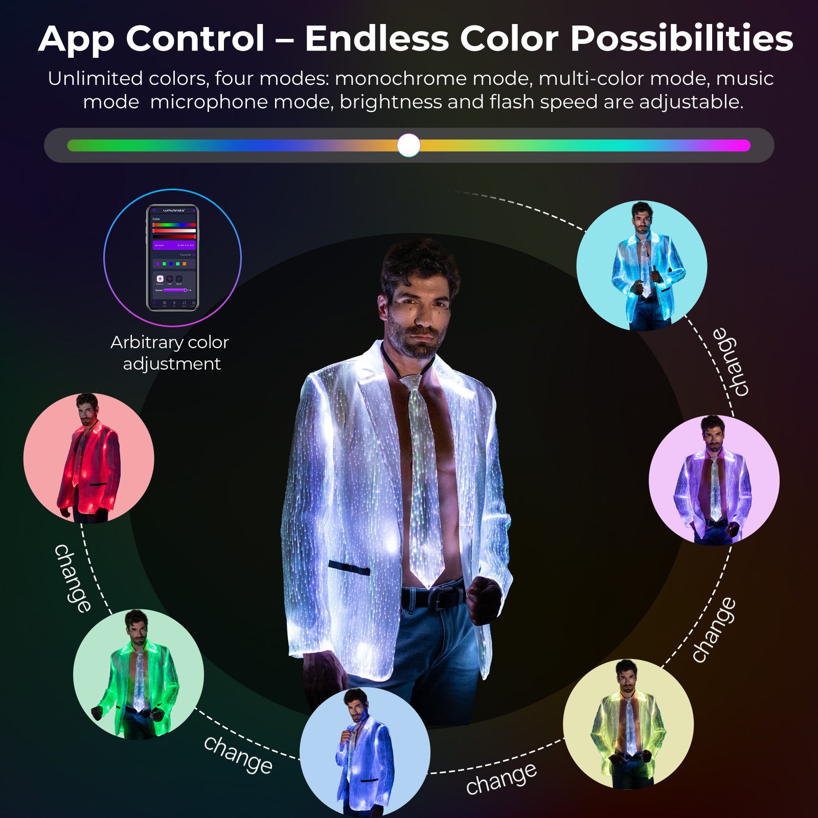 Light Up Suit Jacket