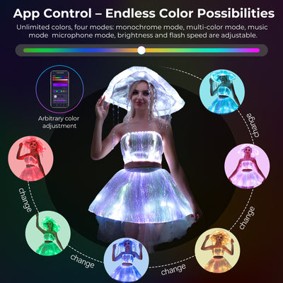 Light up the jellyfish dress