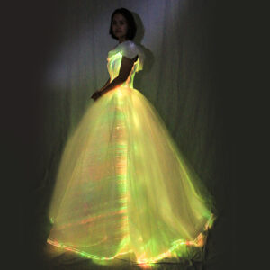 glow in the dark wedding dress