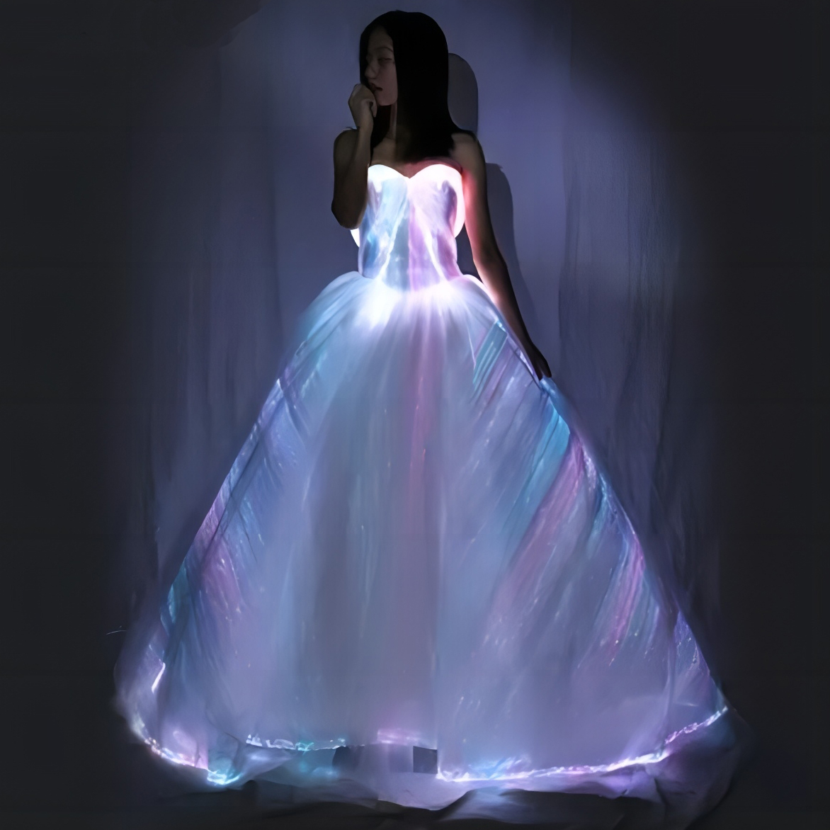 light up prom dress