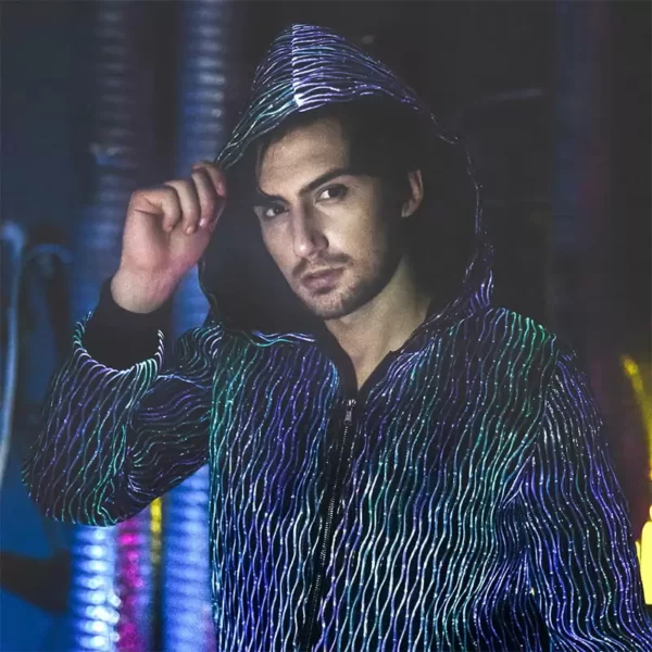 fashion jacket light up jacket