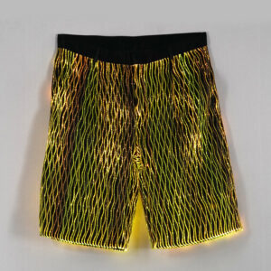 Glowing black sports Skate Shorts