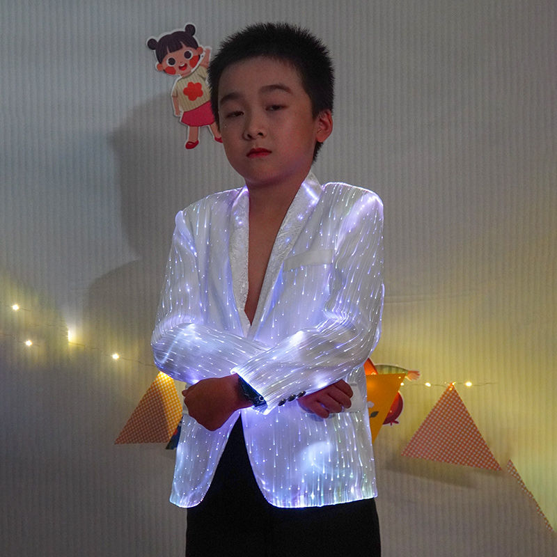 White starlight children luminous small suit