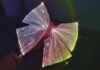 Fiber optic fabric pearl hairpin