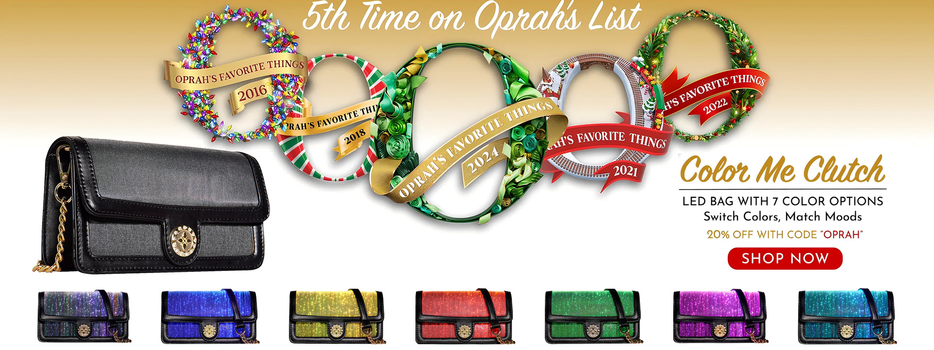 LED Handbag Oprah's Favorite Things 2024