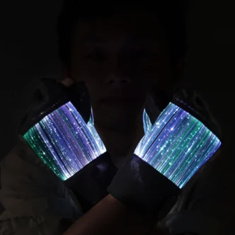 LED light up gloves