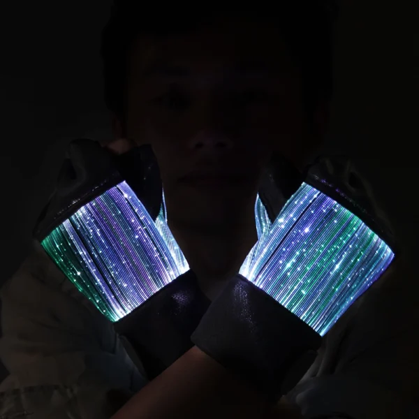 LED light up gloves