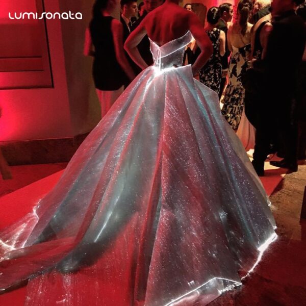 Evening Party Dresses with a Glow in the Dark Wedding Dress Touch - Lumisonata - Image 2