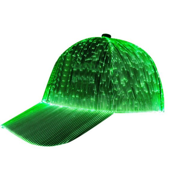 Cool Baseball Hats, Led Light Up Sport Fitted Baseball Hat - Lumisonata - Image 2