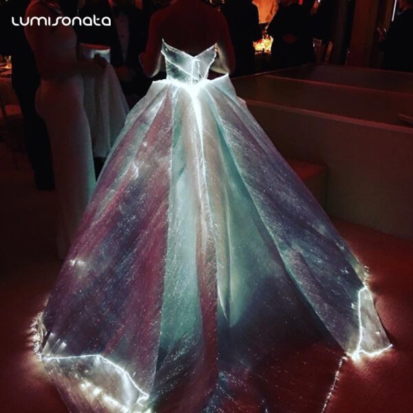 Evening Party Dresses with a Glow in the Dark Wedding Dress Touch - Lumisonata - Image 3