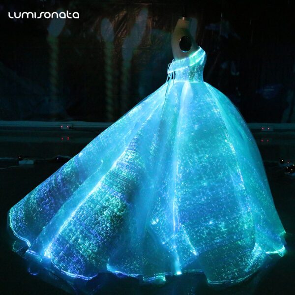 Evening Party Dresses with a Glow in the Dark Wedding Dress Touch - Lumisonata - Image 4